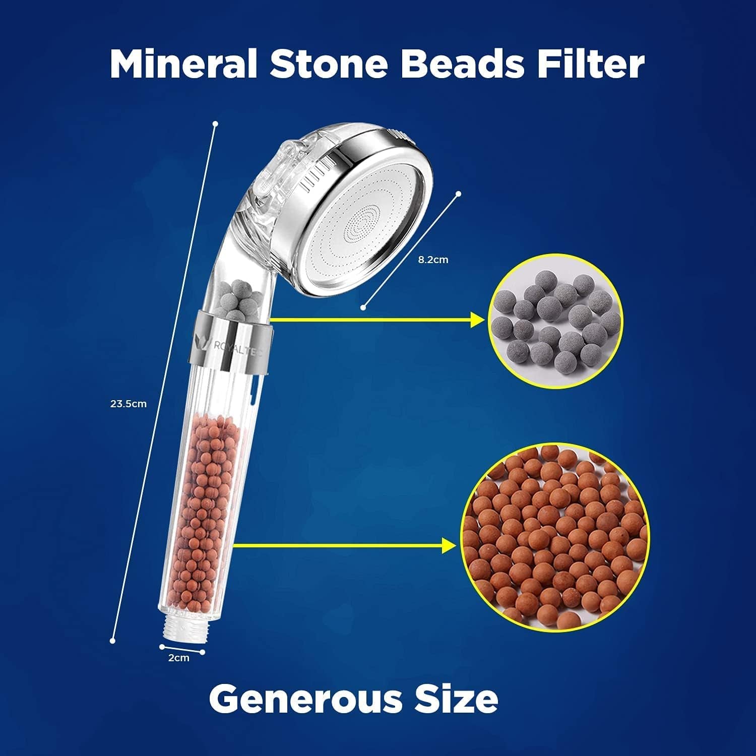 Arctic Aura™ PureFlow Ionic Shower Head