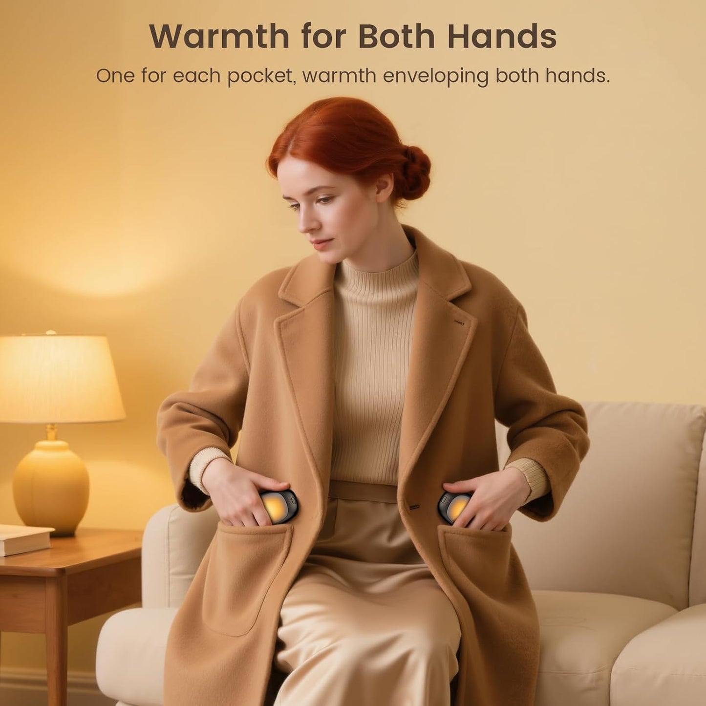 Hand Warmers Rechargeable, 2 Pack Electric Handwarmers Reusable USB Hand Warmer, Portable Pocket Warmer with 3 Levels Heat Hand Heater, Great Warm Gift for Men Women Outdoor Camping Golf