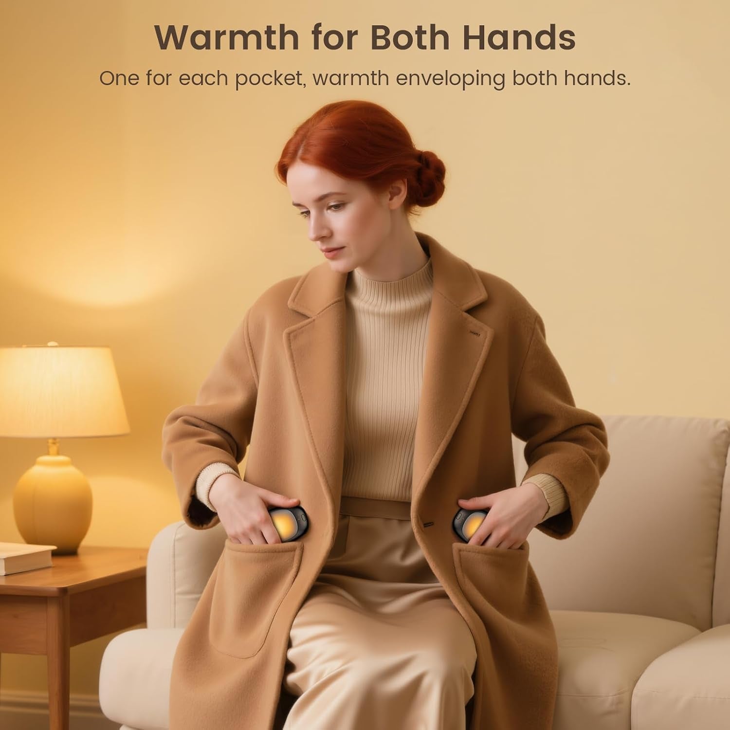 Hand Warmers Rechargeable, 2 Pack Electric Handwarmers Reusable USB Hand Warmer, Portable Pocket Warmer with 3 Levels Heat Hand Heater, Great Warm Gift for Men Women Outdoor Camping Golf