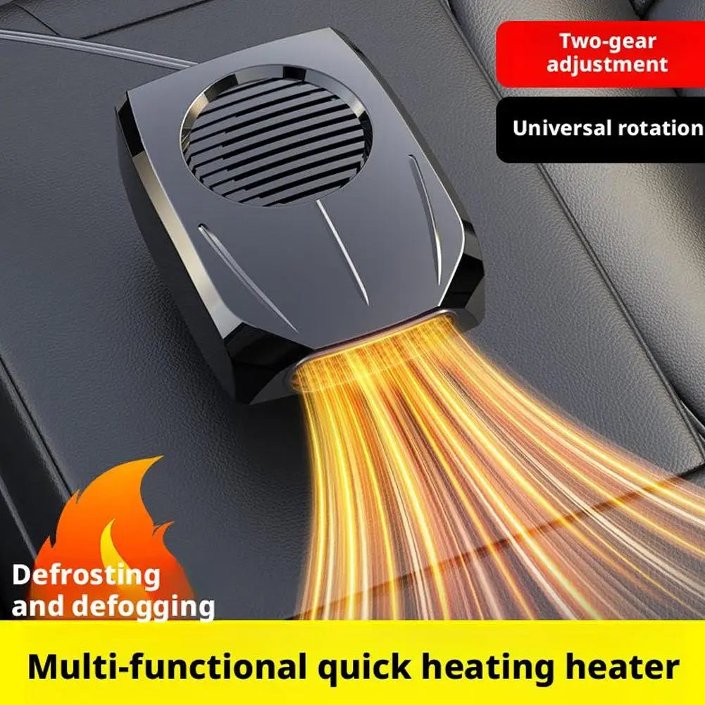 1Pc Powerful Car Windshield Defroster Heater Fan for Fast Defrosting Defogging 2 Modes Settings Winter Auto Heater Warmer