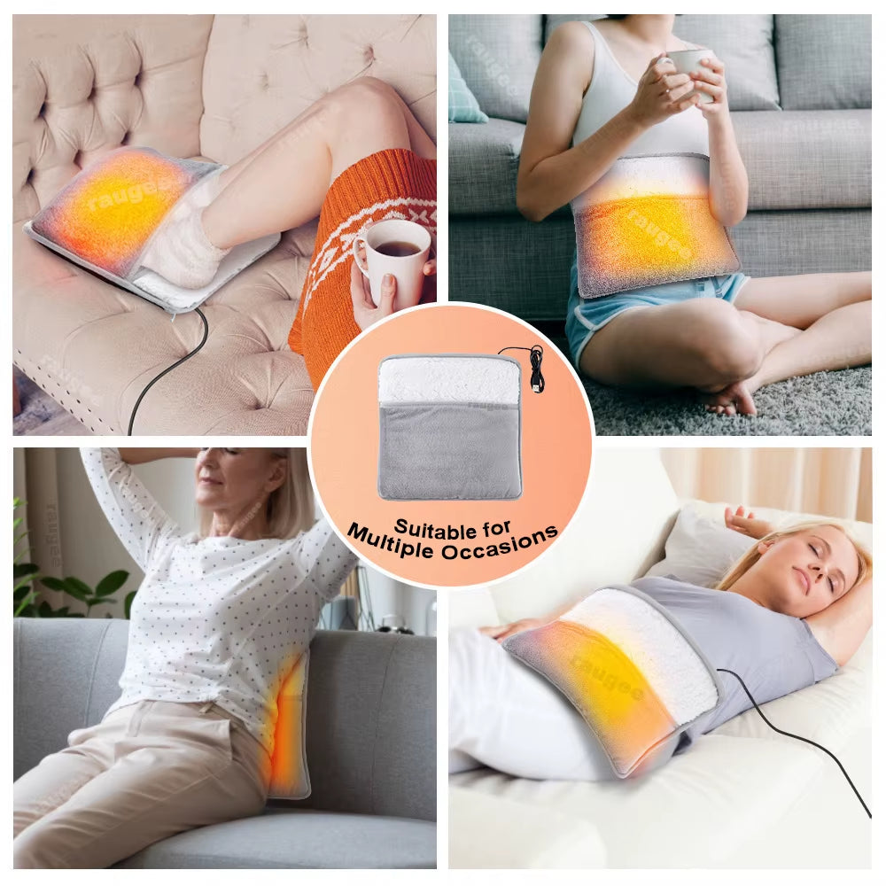 Arctic Aura™ USB Heated Foot Warmer – Ultra Soft Plush Electric Foot Heating Pad for Home, Office & Relaxation