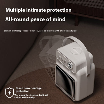 Arctic Aura™ 2-in-1 Room Heater & Humidifier – 1200W Portable Indoor Table Heater for Home & Office