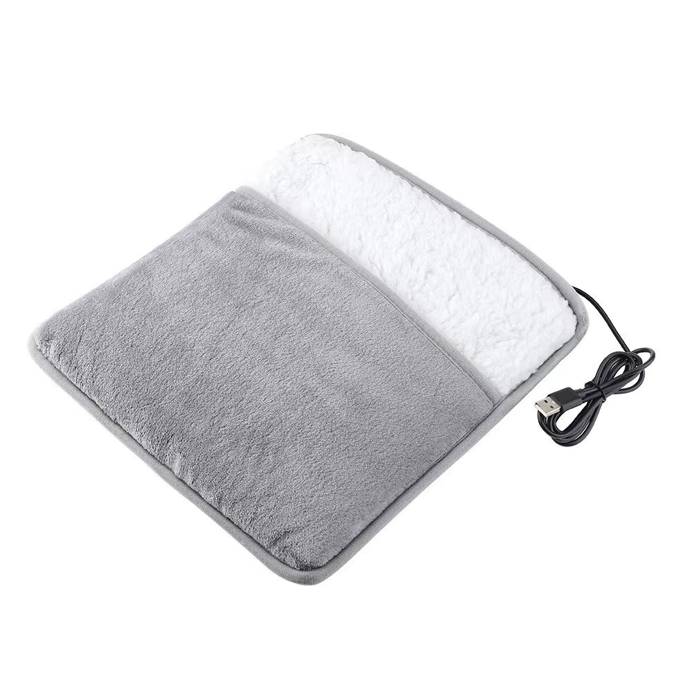 Arctic Aura™ USB Heated Foot Warmer – Ultra Soft Plush Electric Foot Heating Pad for Home, Office & Relaxation