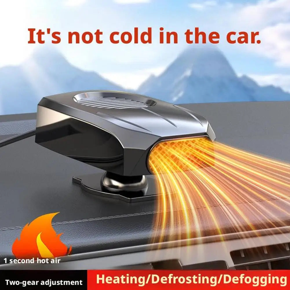 1Pc Powerful Car Windshield Defroster Heater Fan for Fast Defrosting Defogging 2 Modes Settings Winter Auto Heater Warmer